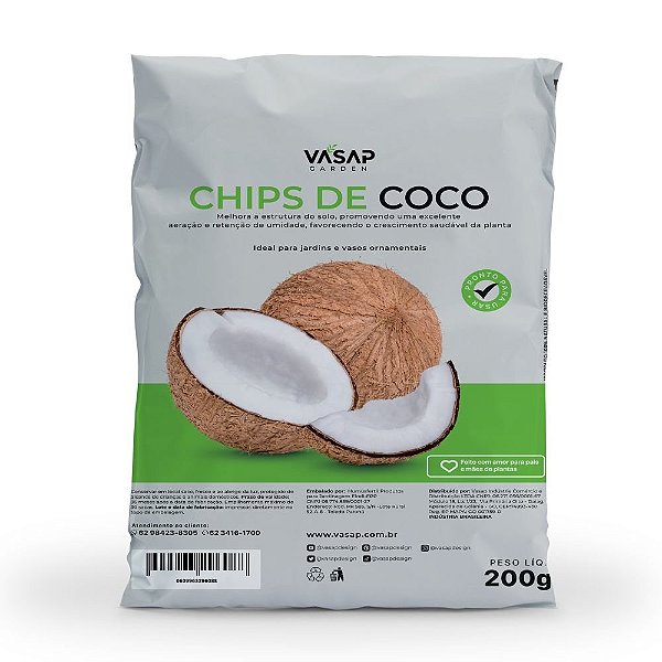 Chips Casca De Coco 200g 9665 Vasap