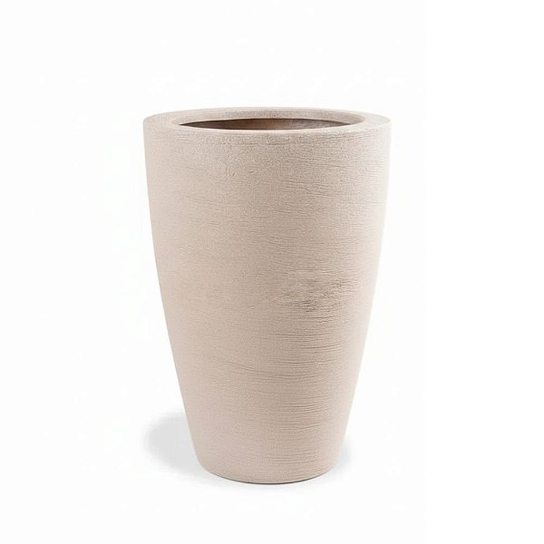 Vaso Cone Grafiato 45 Branco Mármore 5342 Vasap
