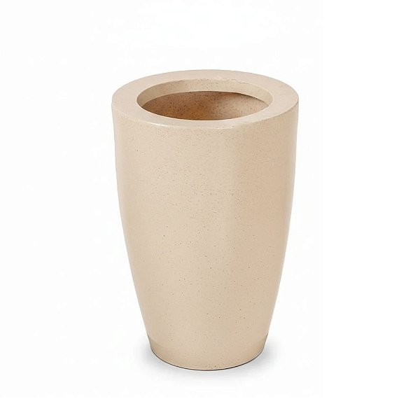 Vaso Cone Liso 45 Areia 4958 Vasap