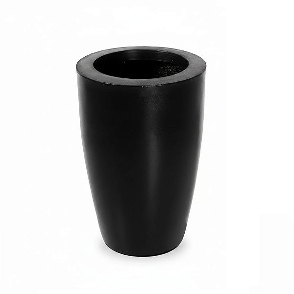 Vaso Cone Liso 45 Preto Absoluto 6278 Vasap