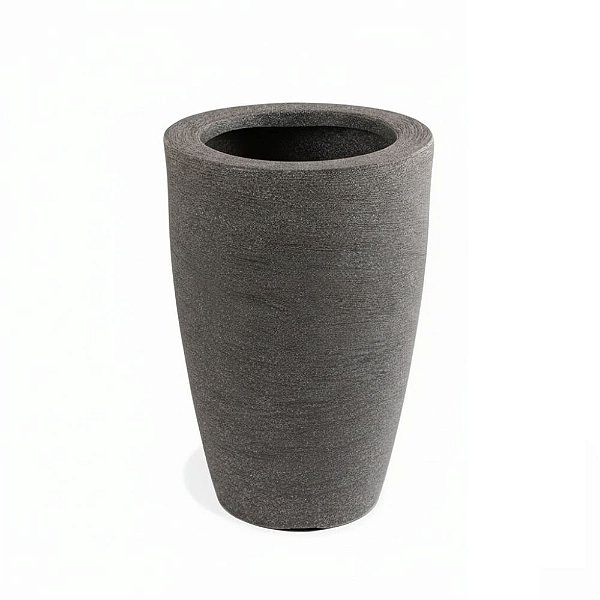 Vaso Cone Grafiato 45 Preto Mármore 5351 Vasap