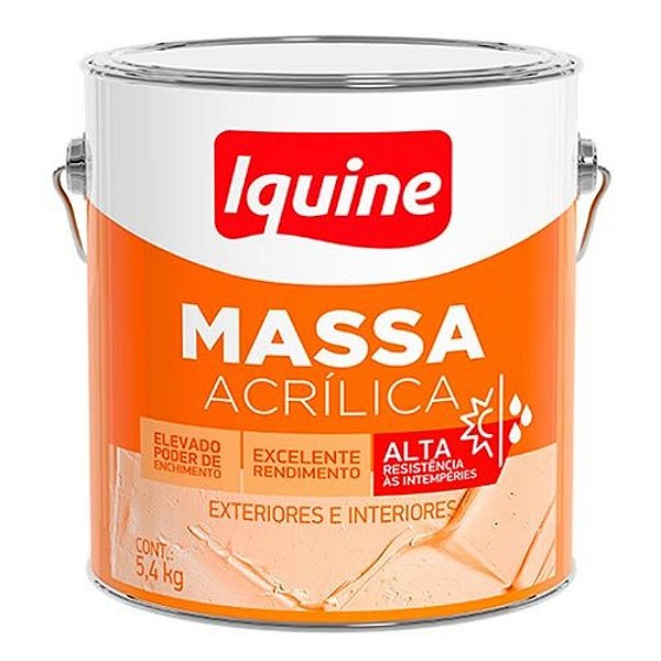 Massa Acrílica Balde 5,4 Kg Iquine
