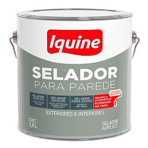 Selador Acrílico Balde 3,6 Litros Iquine