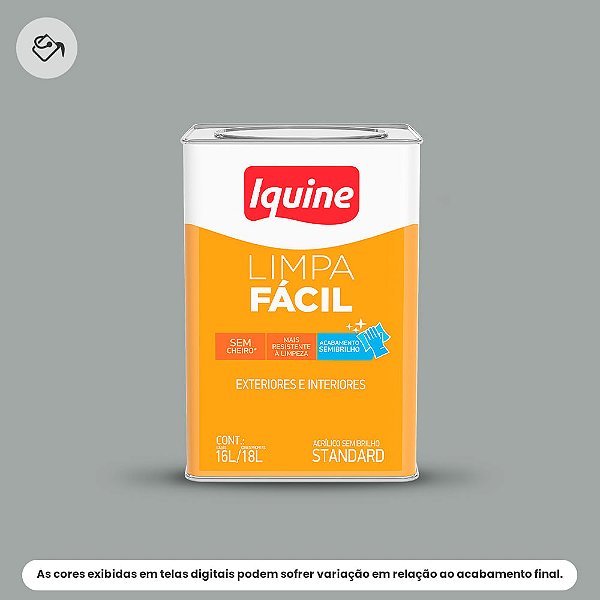 Tinta Acrílica Standard Semibrilho 16 L Limpa Fácil 2149 Bacurau Iquine