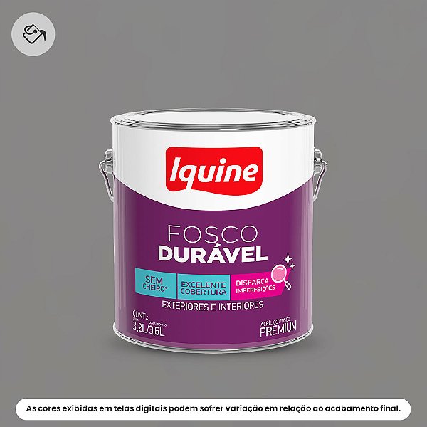 Tinta Acrílica Premium Fosco-aveludado 3,2 L Fosco Durável 2169 Jacamim Iquine