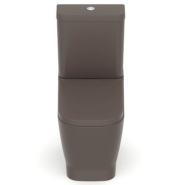 Kit Vaso Sanitário Com Caixa Acoplada E Acessórios Para Instalação 3/6 Litros Gap Café Roca