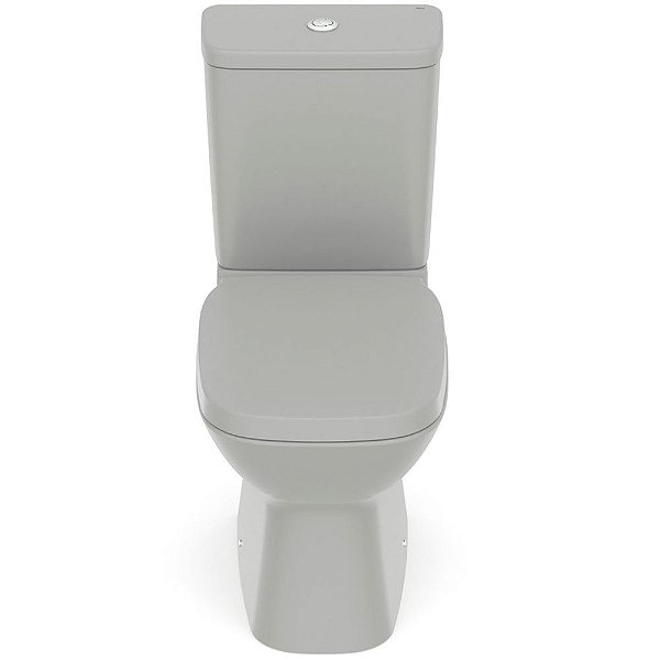 Kit Vaso Sanitário Com Caixa Acoplada E Acessórios Para Instalação 3/6 Litros Debba Classic Stone Roca