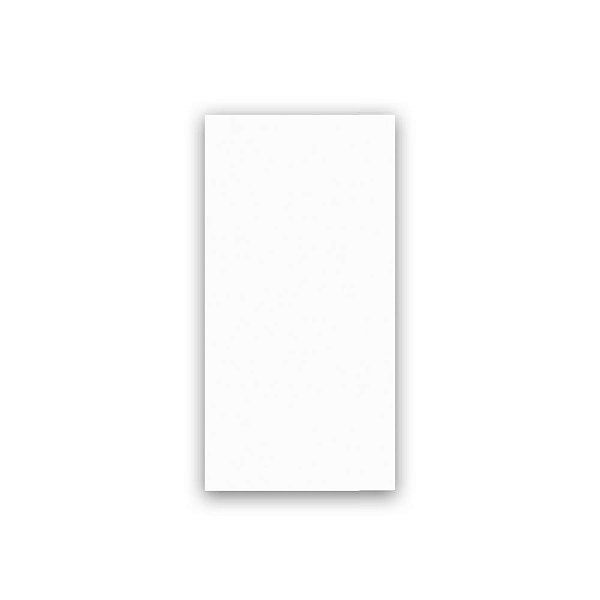 Revestimento Cerâmico Retificado Brilhante 37x74cm Branco Neve Plus Caixa 1,95m² Cecafi