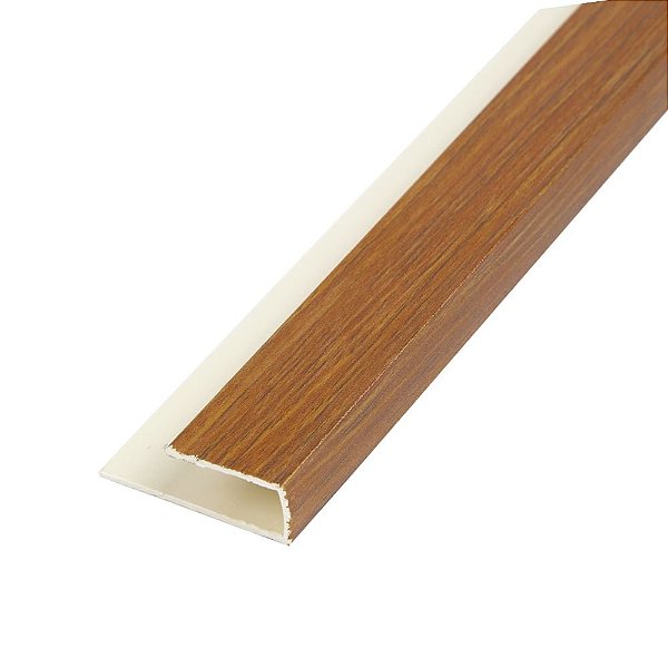 Perfil Pvc Para Teto Vinílico Tipo J 6mx31mmx12mm Freijó Pix