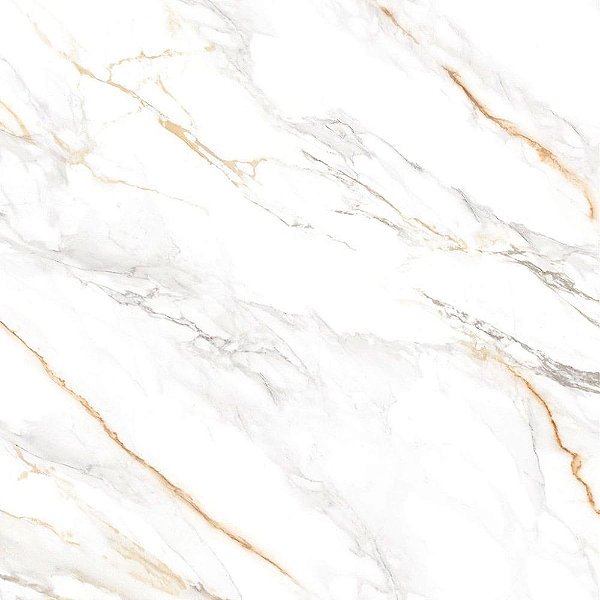 Piso Cerâmico Retificado Polido 82x82cm Hd Oro Realle Caixa 2,70m² Rochamaxx
