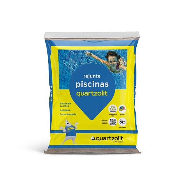 Rejunte Piscinas 5kg Azul Cobalto Quartzolit