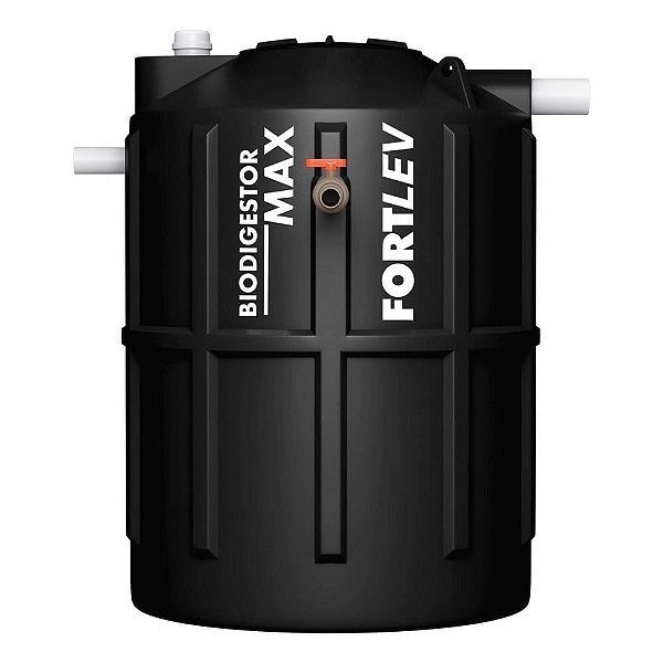 Fossa Séptica Biodigestora Em Polietileno Max 1500 L Preto Fortlev