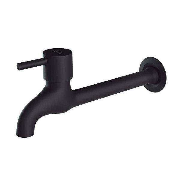 Torneira Para Pia Longa Alavanca Preto Fosco Civitt