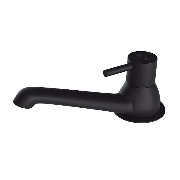 Torneira Para Lavatório Alavanca Metal Preto Fosco Civitt