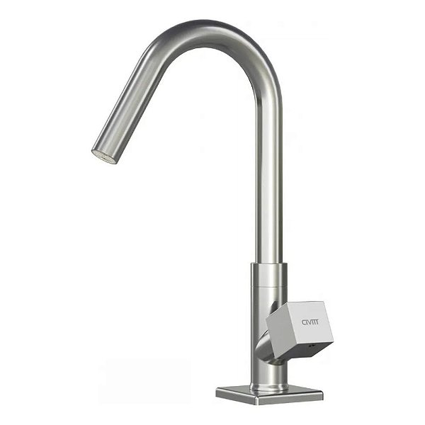 Torneira Para Lavatório Quadratus Metal Cromada Civitt