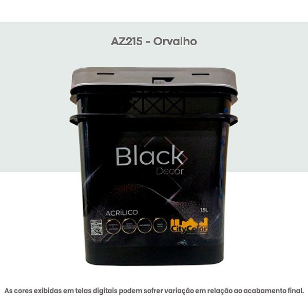 Tinta Acrílica Premium Semibrilho 15 L Az215 Orvalho Citycolor