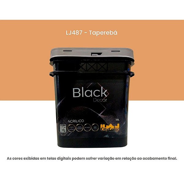 Tinta Acrílica Premium Semibrilho 15l Lj487 Taperebá Citycolor