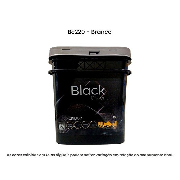 Tinta Acrílica Premium Semibrilho 15l Bc033 Branco Citycolor