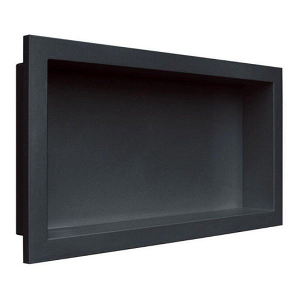 Nicho Para Embutir 30x60cm Preto Vulcano Arquitech
