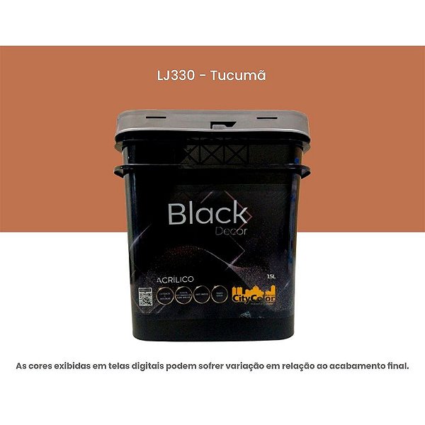 Tinta Acrílica Premium Semibrilho 15l Lj330 Tucumã Citycolor