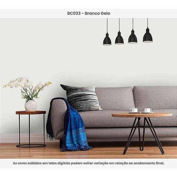 Tinta Acrílica Premium Semibrilho 3,6l Bc033 Branco Gelo Citycolor