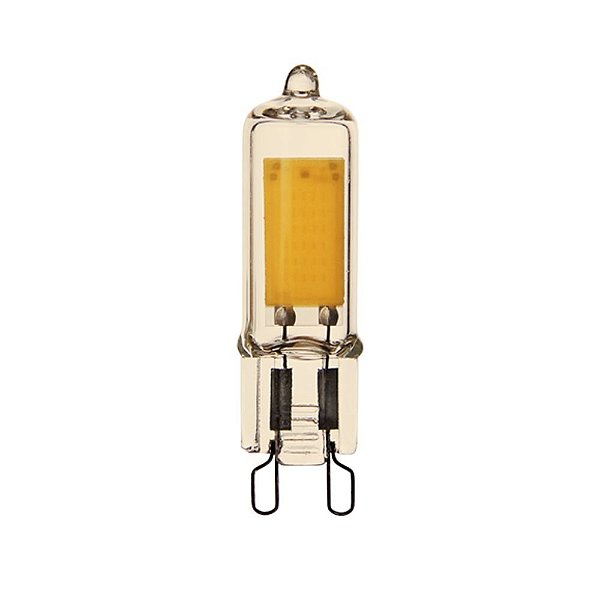 Lâmpada Led Retrô Luxpin G9 2w 127v 2200k Luz Amarela Âmbar Avant