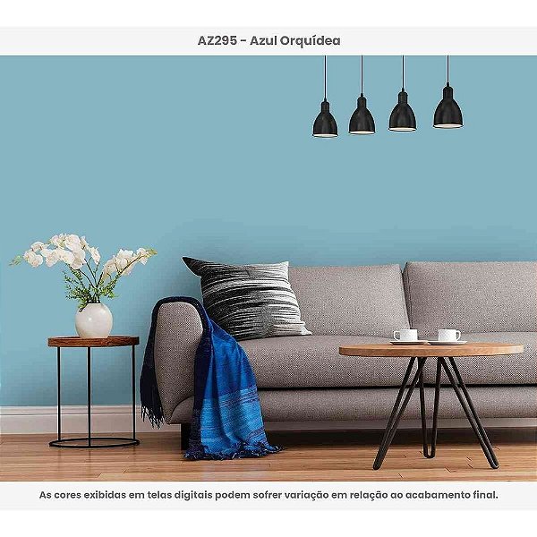 Tinta Acrílica Premium Semibrilho 3,6l Az295 Azul Orquídea Citycolor