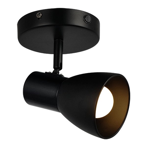Spot De Sobrepor Noir 1xe27 Preto Fosco Avant