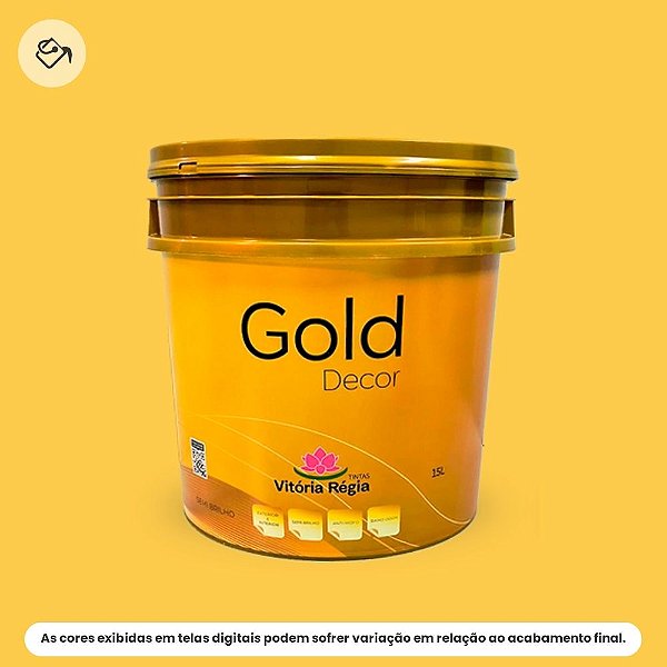 Tinta Acrílica Econômica Semibrilho 15 L Am126 Amarelo Abiu Vitória Régia