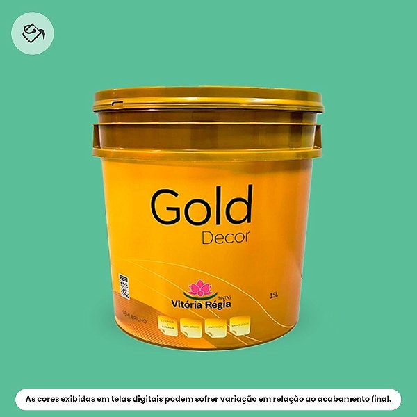 Tinta Acrílica Econômica Semibrilho 15 L Vd124 Verde Menta Vitória Régia