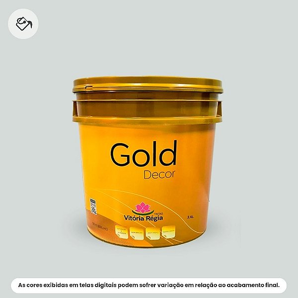 Tinta Acrílica Econômica Semibrilho 3,6 L Cz191 Cascata Vitória Régia