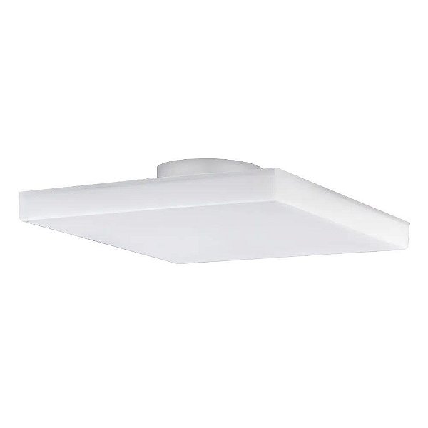 Painel Led Quadrado De Sobrepor/embutir Frameless 24w 6500k Luz Branca Fria Bivolt Branco Llumm