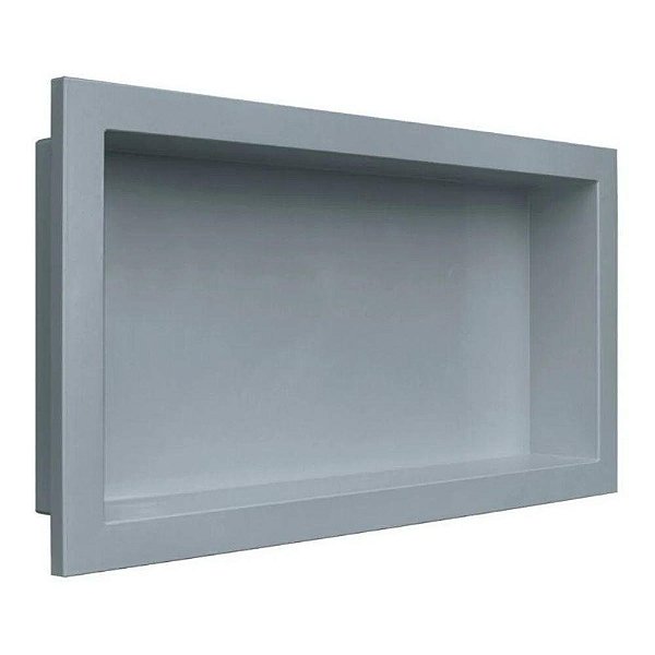 Nicho Para Embutir 30x60cm Cinza Urbano Arquitech