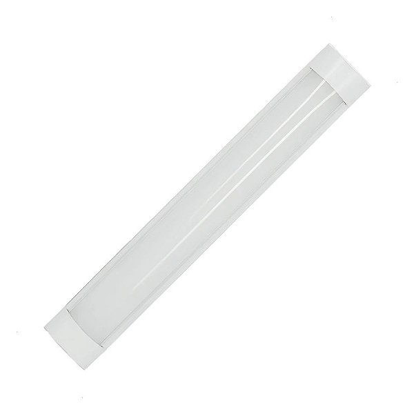 Luminária Led De Sobrepor 6500k Luz Branca Fria 18w Bivolt Elegance Fit Branca Avant