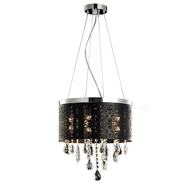Lustre Duquesa Coroa 5xg9 Preto Fosco Avant