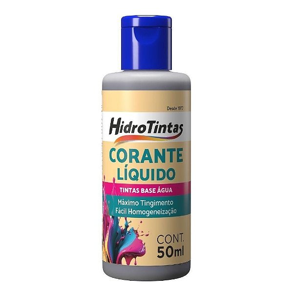 Corante Líquido 50ml Hidrocolor Azul Hidrotintas
