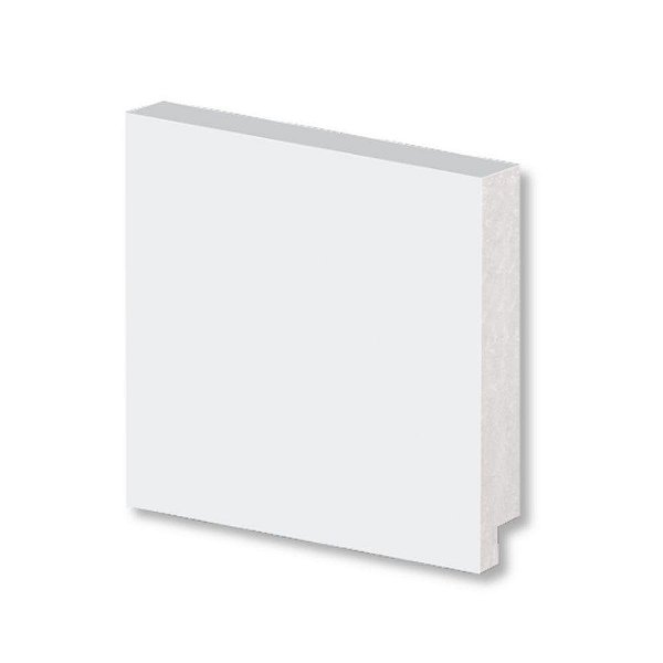 Rodapé Alizar 7x240x1,3cm 50007 Branco Arquitech