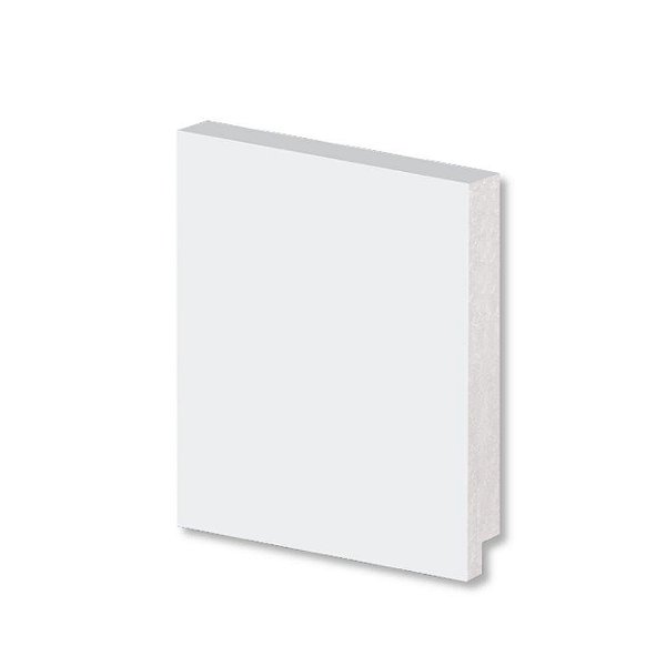 Rodapé Alizar 10x240x1,3cm 50010 Branco Arquitech