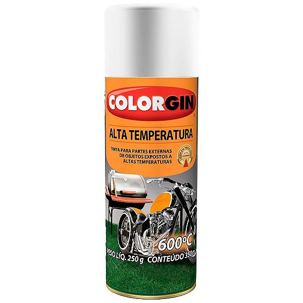 Tinta Spray Alta Temperatura 350ml 5724 Branco Colorgin