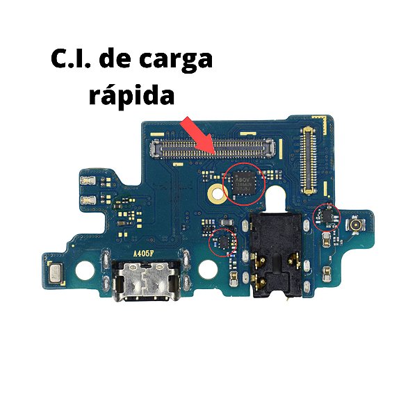 Placa Carga Galaxy A40 (a405) Turbo
