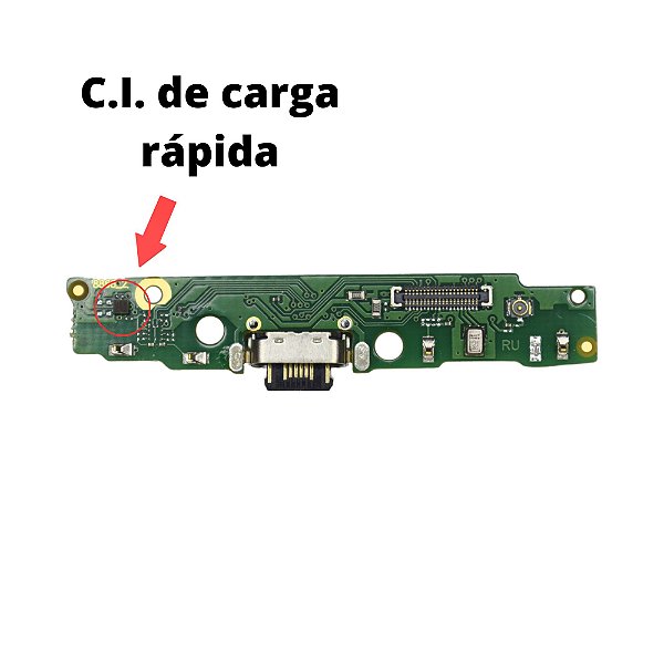 Placa Carga Moto G7 Power Turbo