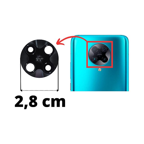 Lente Câmera Poco F2 Pro