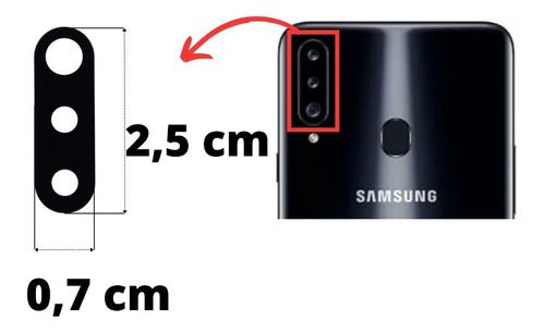 Lente Câmera Galaxy A20s (a207)