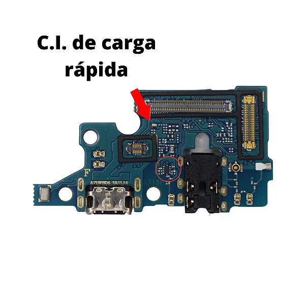 Placa Carga Galaxy A71 (a715) Turbo
