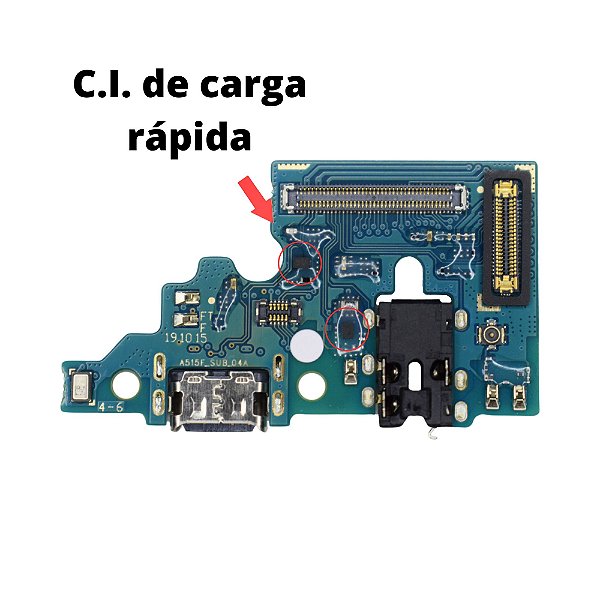 Placa Carga Galaxy A51 (a515) Turbo