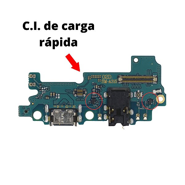 Placa Carga Galaxy A31 (a315) Turbo