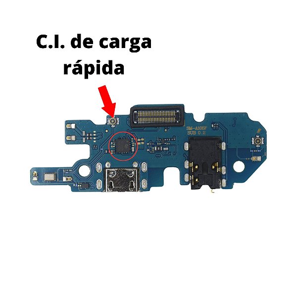 Placa Carga Galaxy A10 (a105)  Turbo
