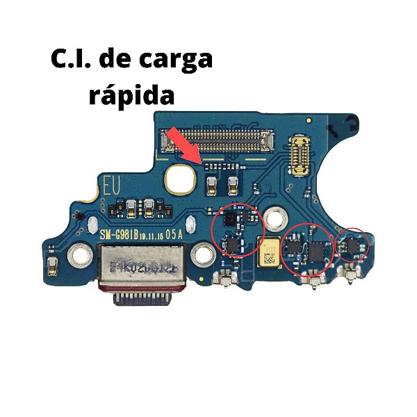 Placa Carga Galaxy S20 5g (g981)  Turbo