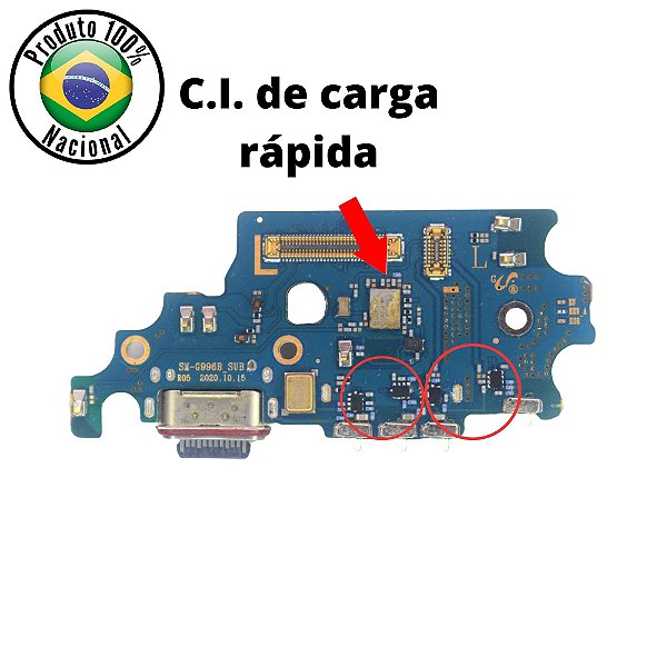 Placa Carga Galaxy S21 Plus (g996) NACIONAL