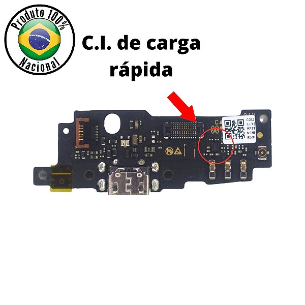 Placa Carga Moto E5 Play NACIONAL
